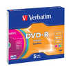 Verbatim DVD-R 4.7GB 16x 5ks slim Colour